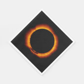 Serviette En Papier Éclipse solaire quasi totale (Coin)