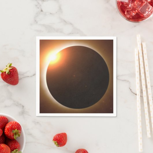 Serviette En Papier Éclipse solaire totale (En situation)