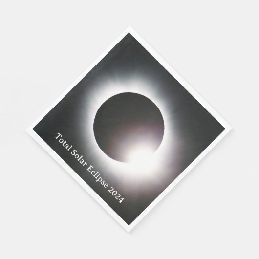 Serviette En Papier Éclipse solaire totale 2024 (Coin)