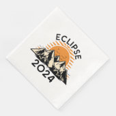 Serviette En Papier Éclipse solaire totale 2024 (Coin)