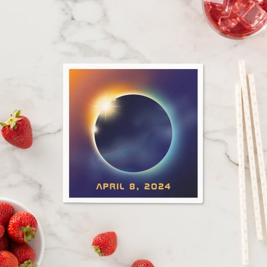 Serviette En Papier Éclipse solaire totale | Astronomy Star Party (En situation)