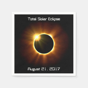 Serviette En Papier Éclipse solaire totale - serviettes