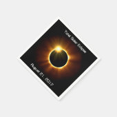 Serviette En Papier Éclipse solaire totale - serviettes (Coin)