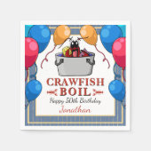 Serviette En Papier Éclosion de langouste Anniversaire Fête des fruits (Devant)