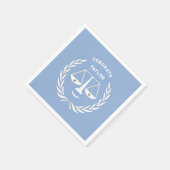 Serviette En Papier École de droit Rouge (Coin)