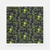 Serviette En Papier École de garçons Zombie (Devant)