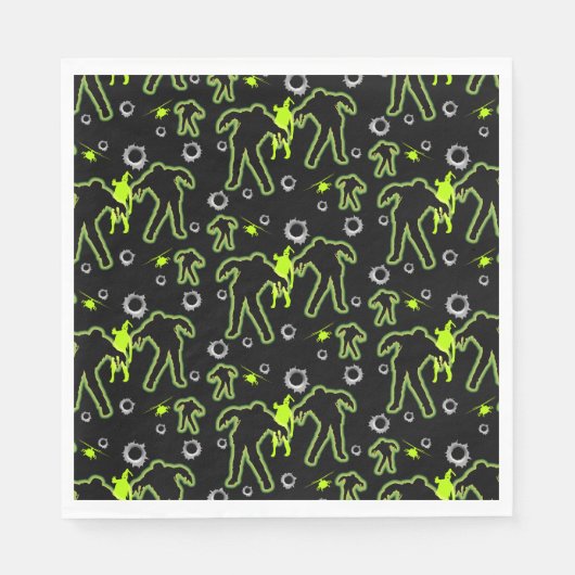 Serviette En Papier École de garçons Zombie (Devant)