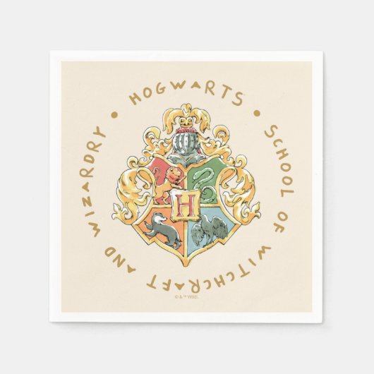Serviette En Papier École de sorcellerie et de magie HOGWARTS™ (Devant)