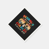 Serviette En Papier Écoles Out Forever Retraité Enseignant Jour Dernie (Coin)