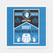 Serviette En Papier Ecosse Burns Night (Devant)