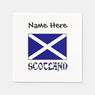 Serviette En Papier Écosse Écossais Drapeau de la Croix de St. Andrew