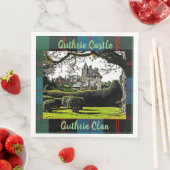 Serviette En Papier Ecosse's Guthrie Castle-Guthrie Clan Fun Napkins (En situation)