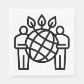 Serviette En Papier Écosystème planétaire (Devant)