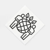 Serviette En Papier Écosystème planétaire (Coin)