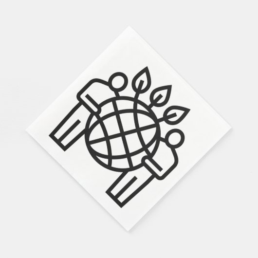Serviette En Papier Écosystème planétaire (Coin)