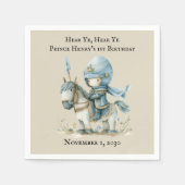 Serviette En Papier Ecoutez, écoutez Ye, Chevalier Médiéval Garçons 1e (Devant)