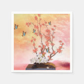 Serviette En Papier Écran Ikebana (Devant)