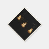 Serviette En Papier Écran Luminaire Snowman (Coin)