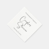 Serviette En Papier Écran moderne Couples Douche (Coin)