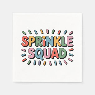 Serviette En Papier Écrasage   Saupoudrer bébé
