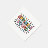 Serviette En Papier Écrasage | Saupoudrer bébé (Coin)