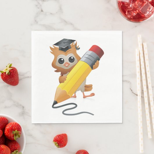 Serviette En Papier Écriture de hibl (En situation)