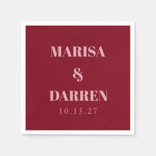 Serviette En Papier Écriture manuscrite Script Whisky Red Rose Personn (Devant)