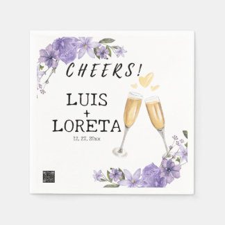 Serviette En Papier Écriture Mariage serviettes