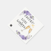 Serviette En Papier Écriture Mariage serviettes (Coin)