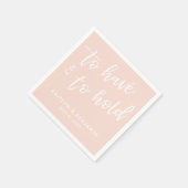 Serviette En Papier Écriture Pour Avoir Et Maintenir Le Rose Brut (Coin)