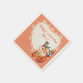 Serviette En Papier Écureuil (Coin)