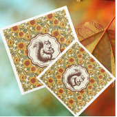 Serviette En Papier Écureuil de tournesol William Morris