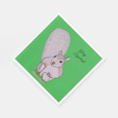 Serviette En Papier Écureuil gris (Coin)