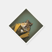 Serviette En Papier Écureuil intelligent (Coin)