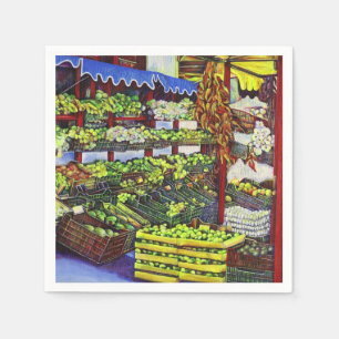 Serviette En Papier Eddie's Market, Hongrie