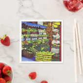 Serviette En Papier Eddie's Market, Hongrie (En situation)