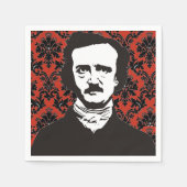 Serviette En Papier Edgar Allan Poe Papier Napkin (Devant)