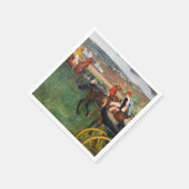 Serviette En Papier Edgar Degas - Aux courses (Coin)