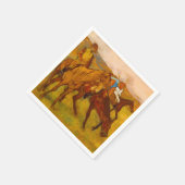 Serviette En Papier Edgar Degas avant la course (Coin)