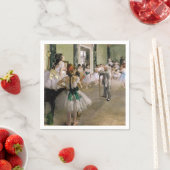 Serviette En Papier Edgar Degas - Classe Danse (En situation)