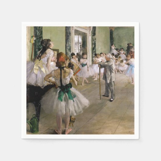 Serviette En Papier Edgar Degas - Classe Danse (Devant)