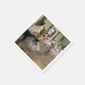 Serviette En Papier Edgar Degas - Classe Danse (Coin)