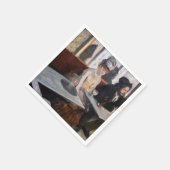 Serviette En Papier Edgar Degas - Dans un café / L'Absinthe (Coin)