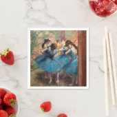 Serviette En Papier Edgar Degas - Danseurs en bleu (En situation)
