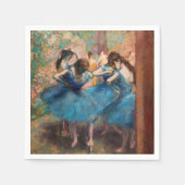 Serviette En Papier Edgar Degas - Danseurs en bleu (Devant)