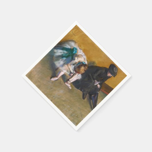 Serviette En Papier Edgar Degas - En attente (Coin)