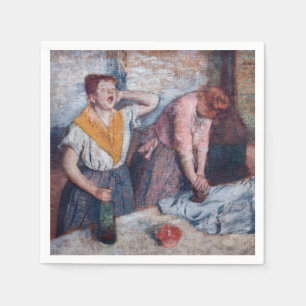 Serviette En Papier Edgar Degas - Femmes en repassage