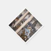 Serviette En Papier Edgar Degas - Femmes sur une terrasse de café en s (Coin)