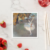 Serviette En Papier Edgar Degas - L'Étoile / Danseur sur scène (En situation)