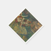 Serviette En Papier Edgar Degas Quatre Danseurs Impressionniste (Coin)